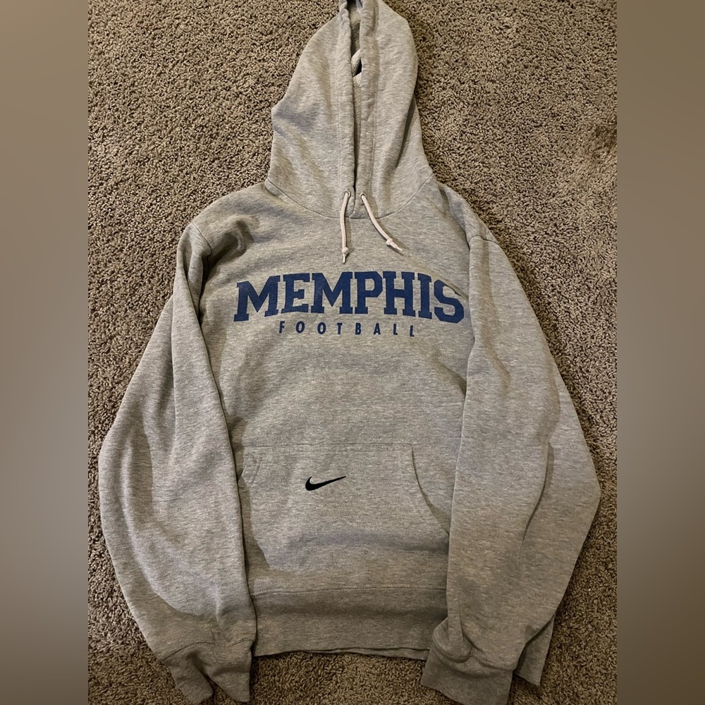Grey Nike Memphis Football Hoodie